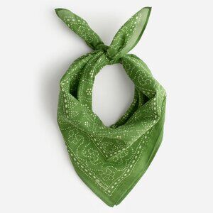 New Madewell Organic Cotton Bright Ivy Bandana